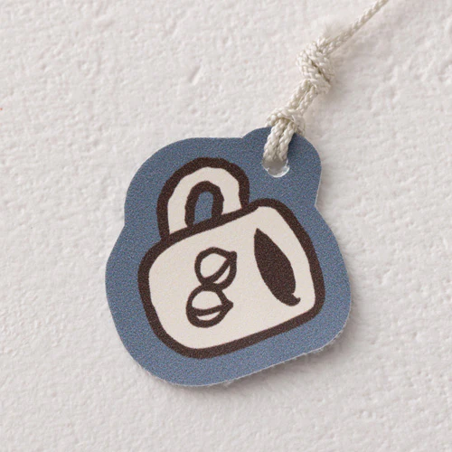 【販売終了】リスくん刺繍入　布製ブックカバー - Image 9